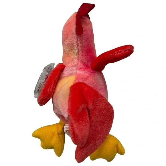 Ty Beanie Baby “STRUT” “DOODLE” The Rooster 4th Generation 3rd Tush Tag PVC 1996 - Picture 3 of 6